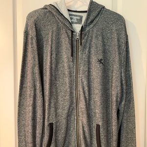 Men’s Express Black/Grey Hoodie